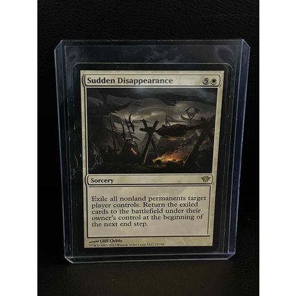 Sudden Disappearance Dark Ascension Magic: the Gathering Trading Card