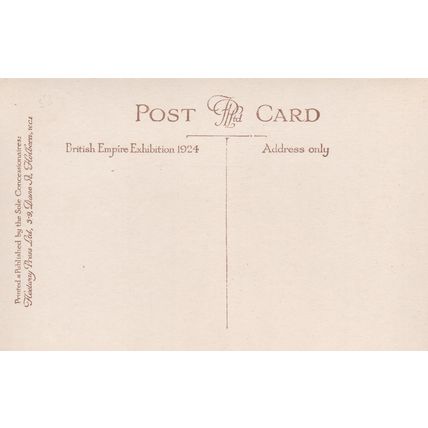 EC505 1924 BRITISH EMPIRE EXHIBITION - THE BURMESE PAVILION . R/P POSTCARD