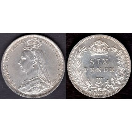 Great Britain. Victoria. Sixpence 1889. dy23395