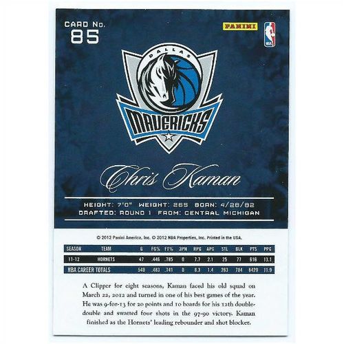 2012-13 Prestige - #85 - Chris Kaman