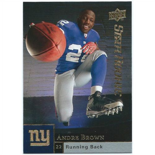 2009 Upper Deck - #205 - Andre Brown RC
