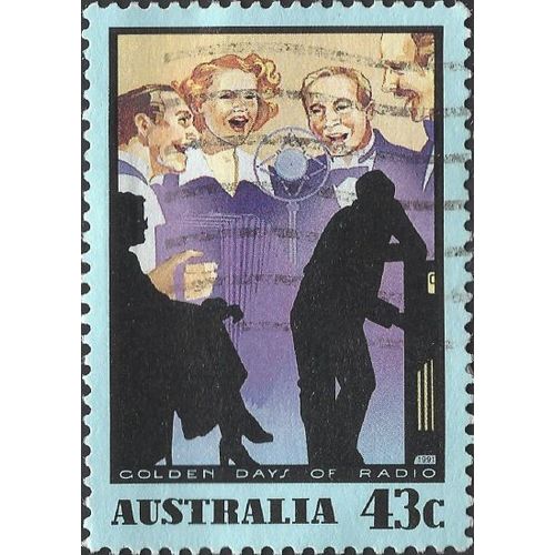 AUSTRALIA, Radio Talent Show, blue 1991, 43c, #3