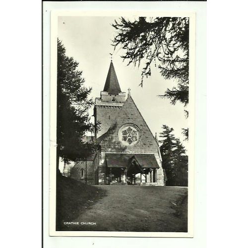 Aberdeenshire CRATHIE Church Postcard