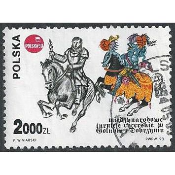 Mi 3440: 2000 Zl. mult. International Stamp Exhbition 'POLSKA '93,' Poznań