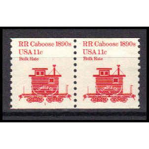 1905 11c Railroad Caboose Fine MNH Dry Gum CNP Left 1 PA0428