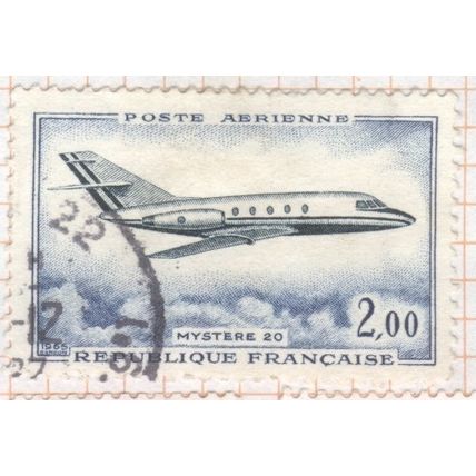 France 1965 - SG FR 1457b - 2f greenish blue - Mystere 20 - used
