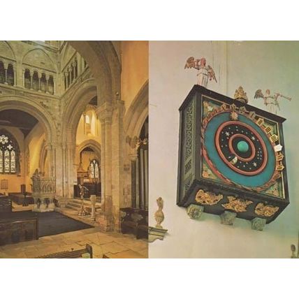 Wimborne Minster Dorset Clock + Central Tower 2x Postcard MINT