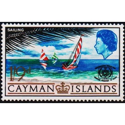 Cayman Islands. 1967 1s9d S.G.208 Mounted Mint