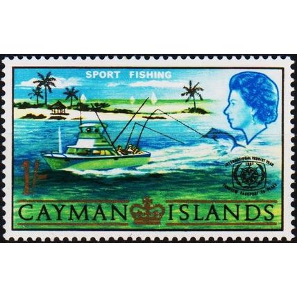 Cayman Islands. 1967 1s S.G.207 Mounted Mint