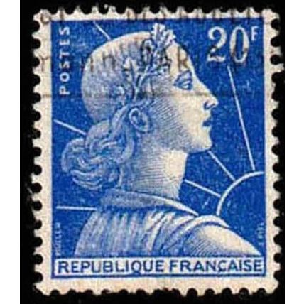 France 1957 Marianne 20f Used Stamp