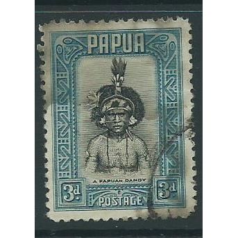 papua stamp hm sg 134 sg 134 1932 scruffy hence price.