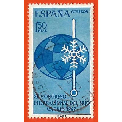 España. Spain. 1967. Edifil # 1817. Congreso Internacional del Frio