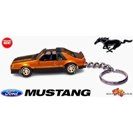 RARE KEYCHAIN 1979~1990 RED FORD MUSTANG T-TOP ROOF Ltd Ed.