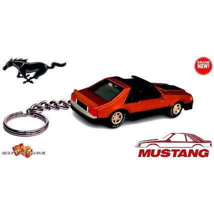 RARE KEYCHAIN 1979~1990 RED FORD MUSTANG T-TOP ROOF Ltd Ed.