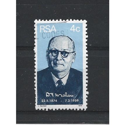 SouthAfrica.Birth Centenary of Dr.D.F. Malan(Prime Minister) stamp.F/Used.Sep25a