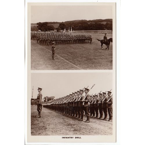 Infantry Drill at the Tidworth Tattoo RP Postcard