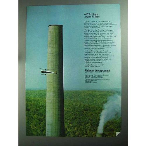 1968 Pullman Incorporated Ad - 850 Feet High in 35 Days