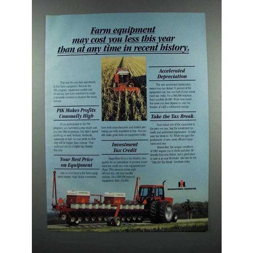 1983 International Harvester Farm Equipment Ad