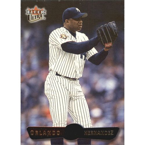 2002 Ultra Baseball Orlando Hernandez #76