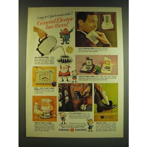 1966 General Electric Ad - Clothes Brush, Coffee Maker, Cigarette Lighters