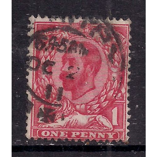 GB 1911 - 12 KGV 1d Carmine Die B Wmk 49 ( H813 )