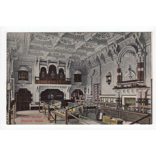 The Indian Durbar Room Osborne House Isle of Wight Postcard