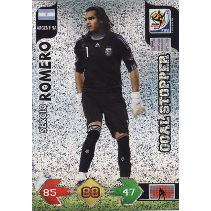 Adrenalyn XL World Cup 2010 Sergio Romero Argentina Goal Stopper