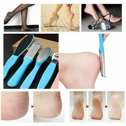 8Pcs Foot Pedicure Tools Set Exfoliating Scrub Prevent Dead Skin Remove Manicure
