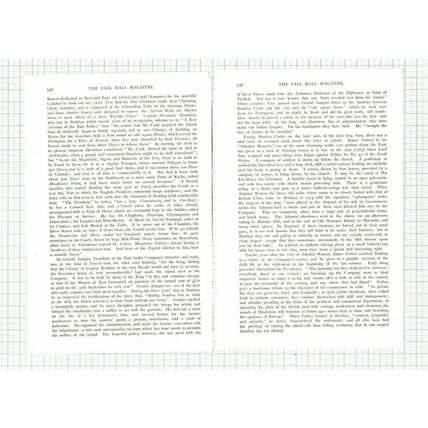 (5963) Bombay Past And Present India GW Forrest Girgamu - 1897 Article