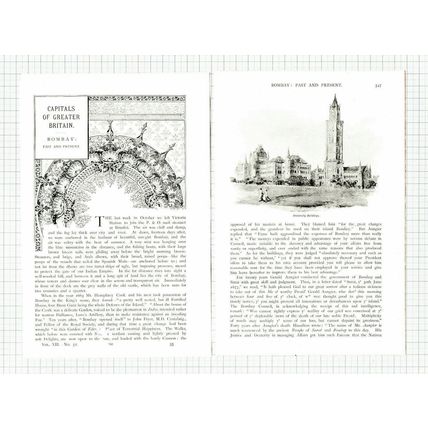 (5963) Bombay Past And Present India GW Forrest Girgamu - 1897 Article