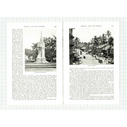 (5963) Bombay Past And Present India GW Forrest Girgamu - 1897 Article