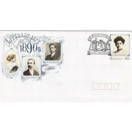 Australia 1991 Miles Franklin FDC Sydney special cancel Unaddressed VGC
