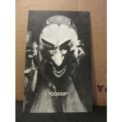 GRAND ILLUSIONS, "GOSSIP" unused American postcard 1999