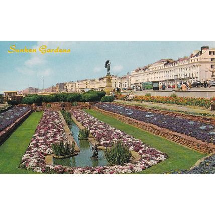Colour Postcard - Sunken Gardens, Brighton, Sussex