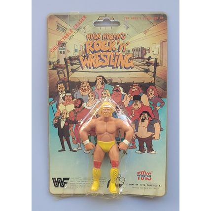 wwf ljn hulk hogan's rock 'n' wrestling hulk hogan wrestling figure
