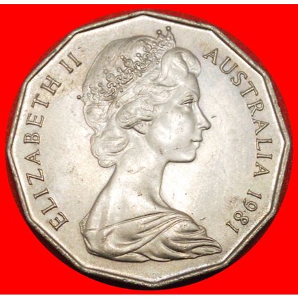 GREAT BRITAIN: AUSTRALIA ★ 50 CENTS 1981 UNC LADY DIANA ★LOW START★NO RESERVE