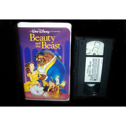 DISNEY'S BEAUTY AND THE BEAST BLACK DIAMOND RARE LIMITED WHITE LABEL ISSUE