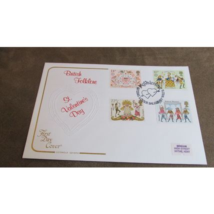1981 Cotswold GB FDC Cover - British Folklore / Valentines Day