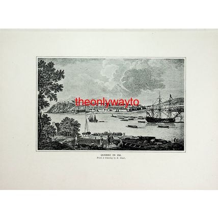 Quebec, Canada, 1761, Book Illustration (Print), c1911