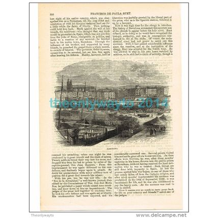BARCELONA, SPAIN, BOOK ILLUSTRATION/PRINT 1879