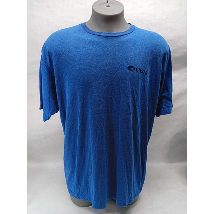 Costa Del Mar Saltwater Mens 2XL Blue Polarized Sunglasses T-Shirt Quick Dry