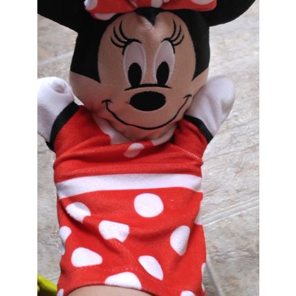 Disney Baby Hand Puppets Mickey Minnie & Goofy 11 Inches Soft Set of 3 Puppets