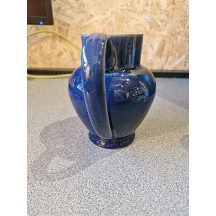 Denby Metz Jug 15cm. Blue With Plum Interior