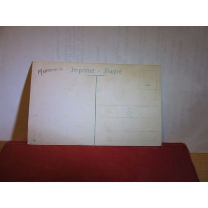 TANGIER, TANGER, MOROCCO unused antique postcard =