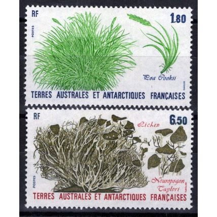FSAT TAAF 126-127 MNH Polar Flora Plants Lichen ZAYIX FSA-S0095M