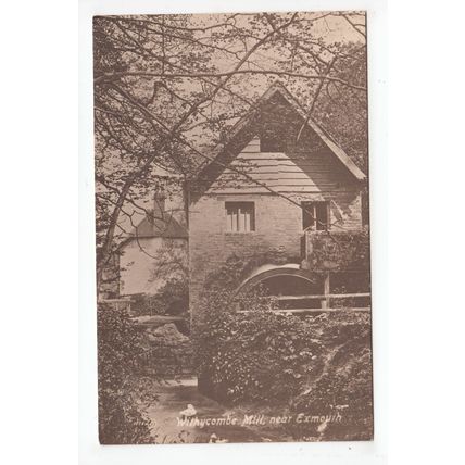 Withycombe Mill near Exmouth Postcard Devon