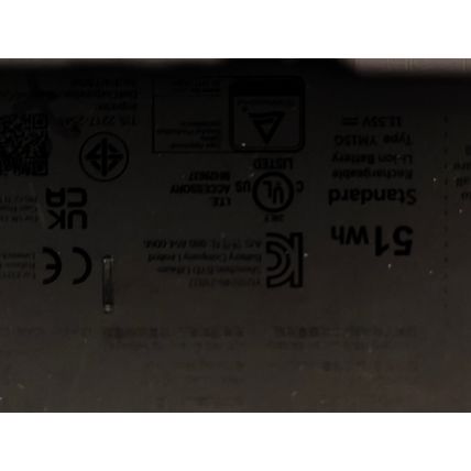 GENUINE Original DELL XPS 13 9315 LAPTOP BATTERY 51Wh YM15G / 0W6D4H