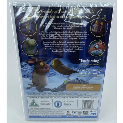 THE GRUFFALO's CHILD DVD. Free P&P