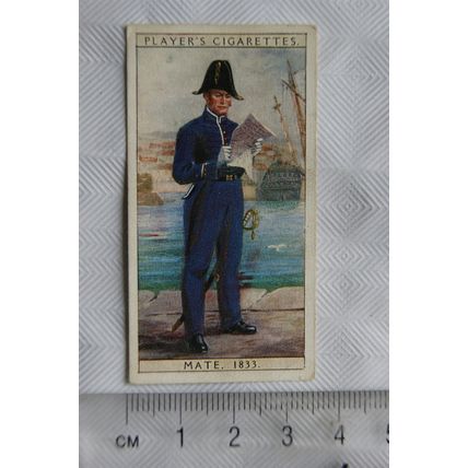 1930 Players History of Naval Dress No. 38 Mate 1833