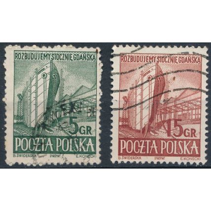 Gdansk Shipyard - Poland 1952 - FH - MiNr 775/6 (A)
